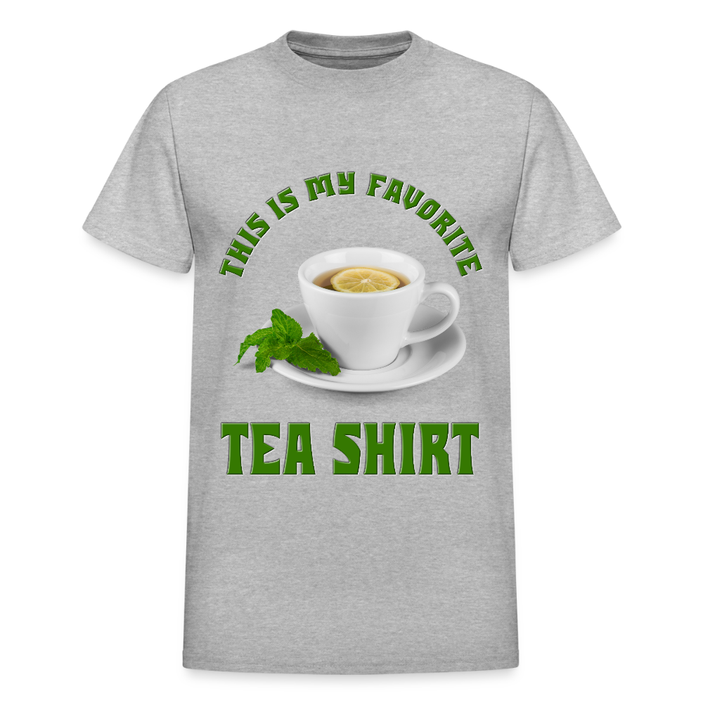 Tea T-Shirt, This Is My Favorite Tea Shirt, Funny Tea Shirt, Adult Humor Shirt, Hilarious, Sarcastic Shirt, Funny Shirt, Tea, Tea bag, Herbal Tea Shirt, Herbal Tea Tee - heather gray