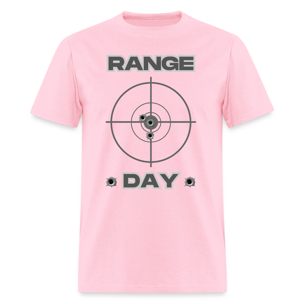 Range Day Shirt, Rifle Shirt, Gun Lover Shirt, Bullet Hole Shirt,  Gun Lover Gift,  Bullet Gun Shirt, Funny Bullet Gun, Gun Lover, Veteran Gift, Pew T-shirt. - pink