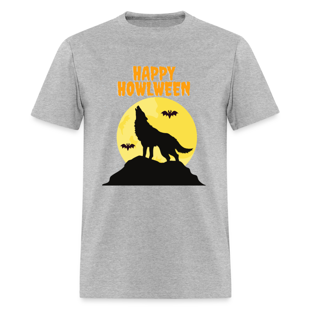 Happy Howlween, Happy Halloween, Monster, Trick Or Treat, Halloween, Spooky, Scary, Skull, Men's Premium T-Shirt - heather gray
