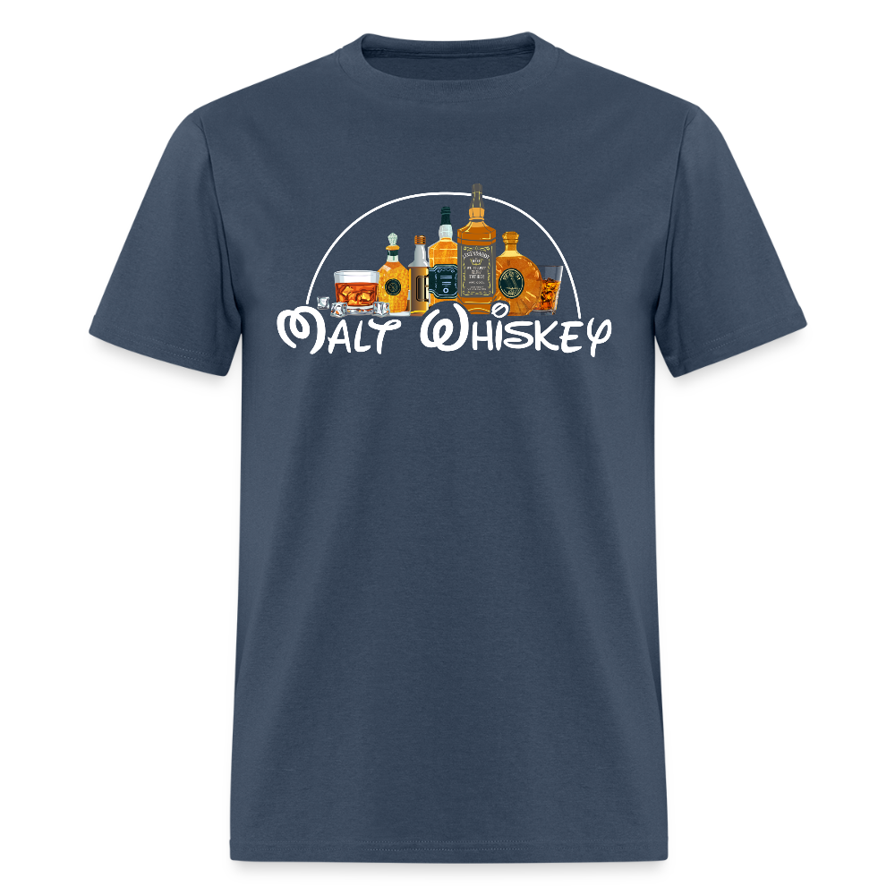 Malt Whiskey Shirt, Funny Dad Shirt, Whiskey Dad Shirt, Disney Alcohol Shirt, Disney Shirt, Birthday Gift For Him Her, Fathers Day Gifts -  blue dusk
