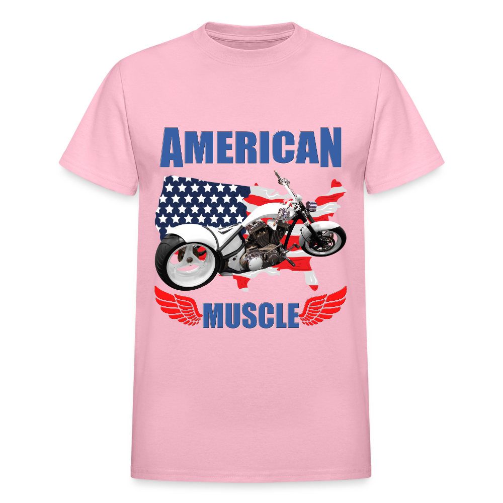 American Muscle Shirt, Motorcycle Shirt, Biker Shirt, Motorcycle Gift, Motorcycle Tshirt, Motorcycle Shirts, Motorcycle T Shirt, Biker Shirts - light pink