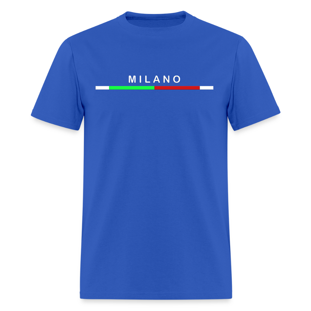 Milano Shirt, Milan T-Shirt, Vacation Holiday Milano Shirt,   Italia T-Shirt, Italian Flag shirt, Italian Gift Idea, Italy T-shirt, Great Gift for Dad, Birthday Gift idea, Father Day Gift, Mothers Day Gift, Gift For Him, Gift For Her, Italy Gift Idea - royal blue
