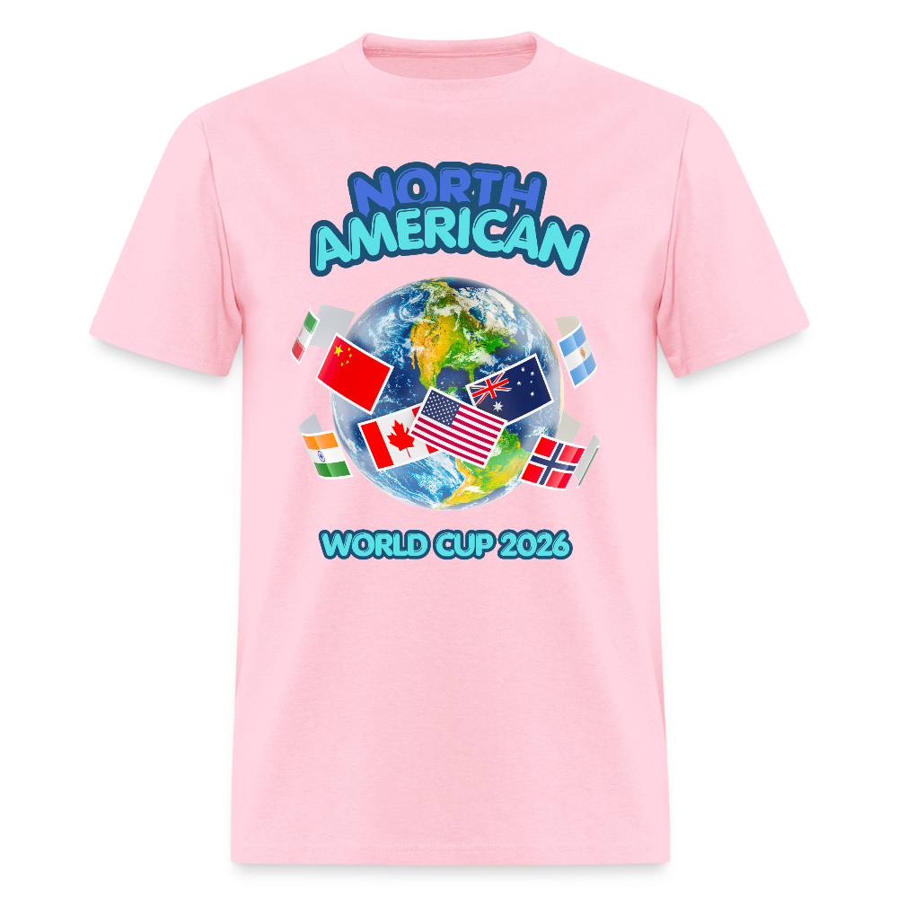 North American World Cup Shirt, World Cup 2026, Soccer Football Fans, North American World Cup, Soccer Shirt, World Cup, Football Shirt, 2026 World Cup Shirt, Game Day Shirt, World Cup Trophy - pink