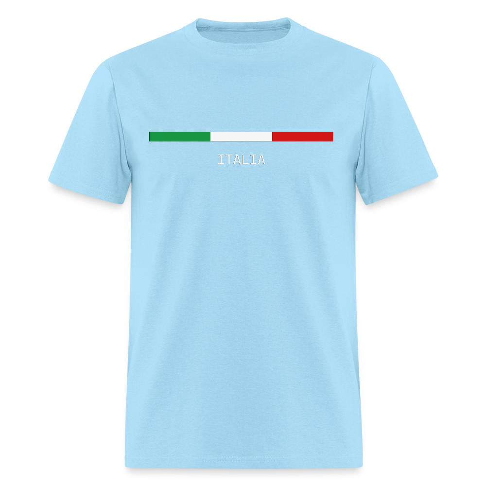 Italia T-Shirt, Italian Flag shirt, Italian Gift Idea, Italy T-shirt, Great Gift for Dad, Birthday Gift idea, Father Day Gift, Mothers Day Gift, Gift For Him, Gift For Her, Italy Gift Idea - powder blue