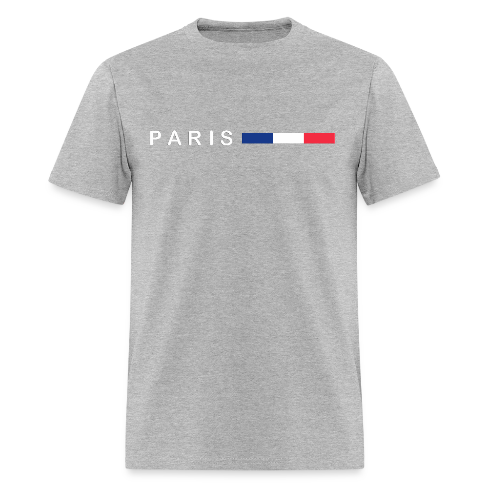 Paris Flag Shirt, Paris Flag T-Shirt, France Flag, Paris t-shirt, Paris souvenir, Paris gift, Paris Unisex t-shirt, Paris Style Shirt, France Shirt, France t-shirt, Eiffel Tower shirt - heather gray