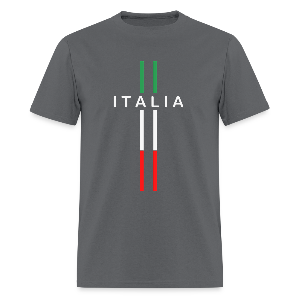 Italia Style Shirt, Italia T-Shirt, Italian Flag shirt, Italian Gift Idea, Italy T-shirt, Great Gift for Dad, Birthday Gift idea, Father Day Gift, Mothers Day Gift, Gift For Him, Gift For Her, Italy Gift Idea - charcoal