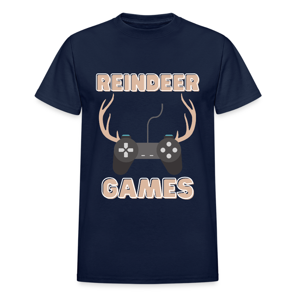 Reindeer Games Shirt, Christmas Gifts, Holiday Party, Funny Christmas Shirt, Family Christmas Shirts, Funny Holiday, Christmas Game Tee, This Guy Christmas Shirt - navy