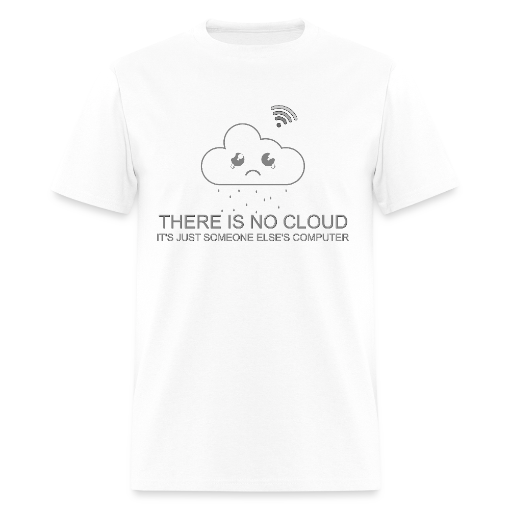 Computer Lover Gift, IT Professional Shirt, There Is No Cloud It's Just Someone Else's Computer Shirt, IT Technician Shirt - white