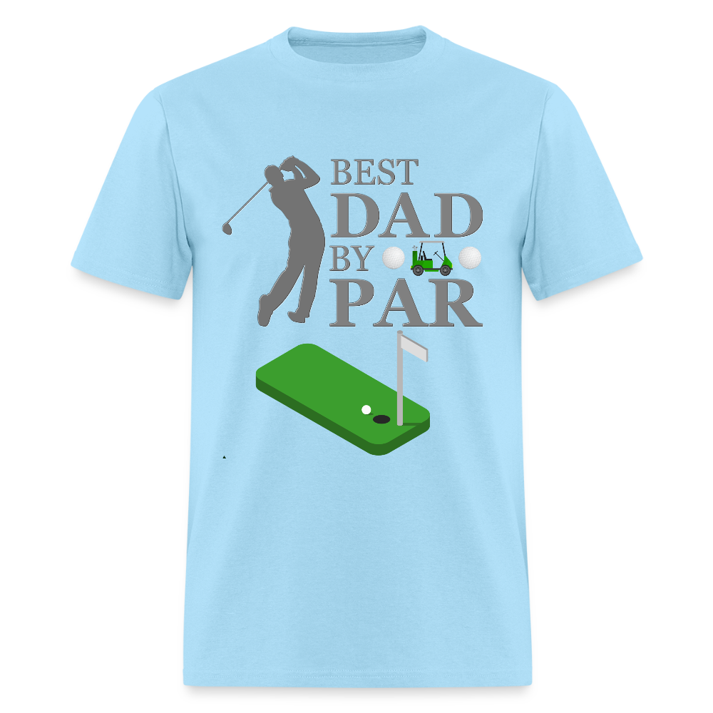 Best Dad By, Par Golfer Dad, Worlds Best Golf, Golfer, Golf, Golf Dad Birthday, Golf Dad Gifts, Golf Dad Shirt, Golf Dad Present, - powder blue