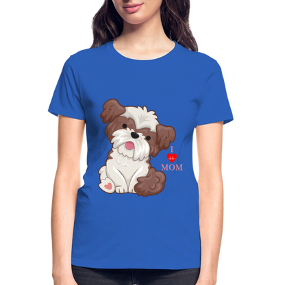 Dog Lover Shirt, Dog Mama Shirt, I Love Mom Dog Shirt, Funny Dog Lover Shirt, Cute Dog Shirt, Dog Dad Shirt, Dog Mom Shirt, Gift For Her - royal blue