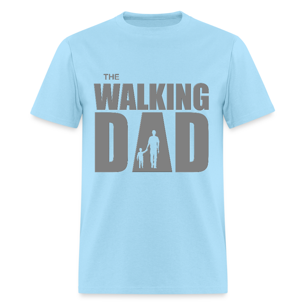 Father's Day Gift For Him The Walking Dad T Shirt New Dad To Be Funny Baby Shower Gift father day Dad Shirt Gift Funny Christmas Baby Gift - powder blue
