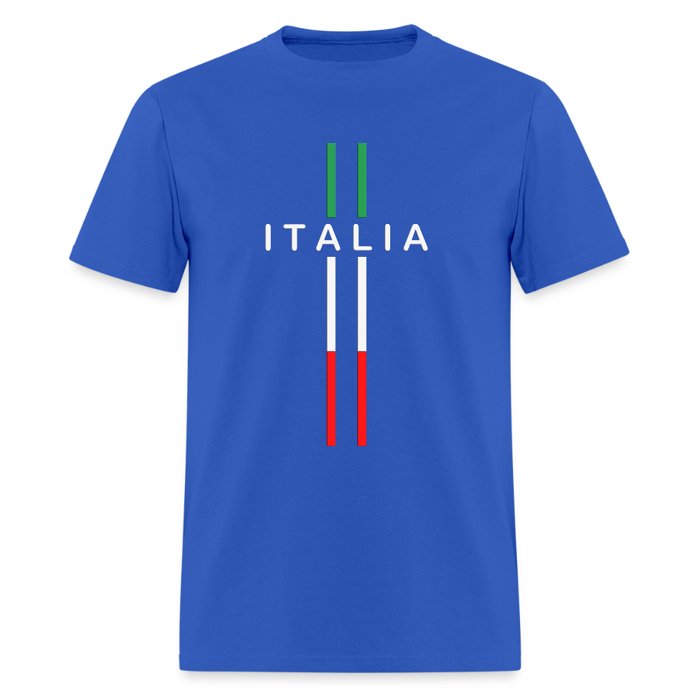 Italia Style Shirt, Italia T-Shirt, Italian Flag shirt, Italian Gift Idea, Italy T-shirt, Great Gift for Dad, Birthday Gift idea, Father Day Gift, Mothers Day Gift, Gift For Him, Gift For Her, Italy Gift Idea - royal blue
