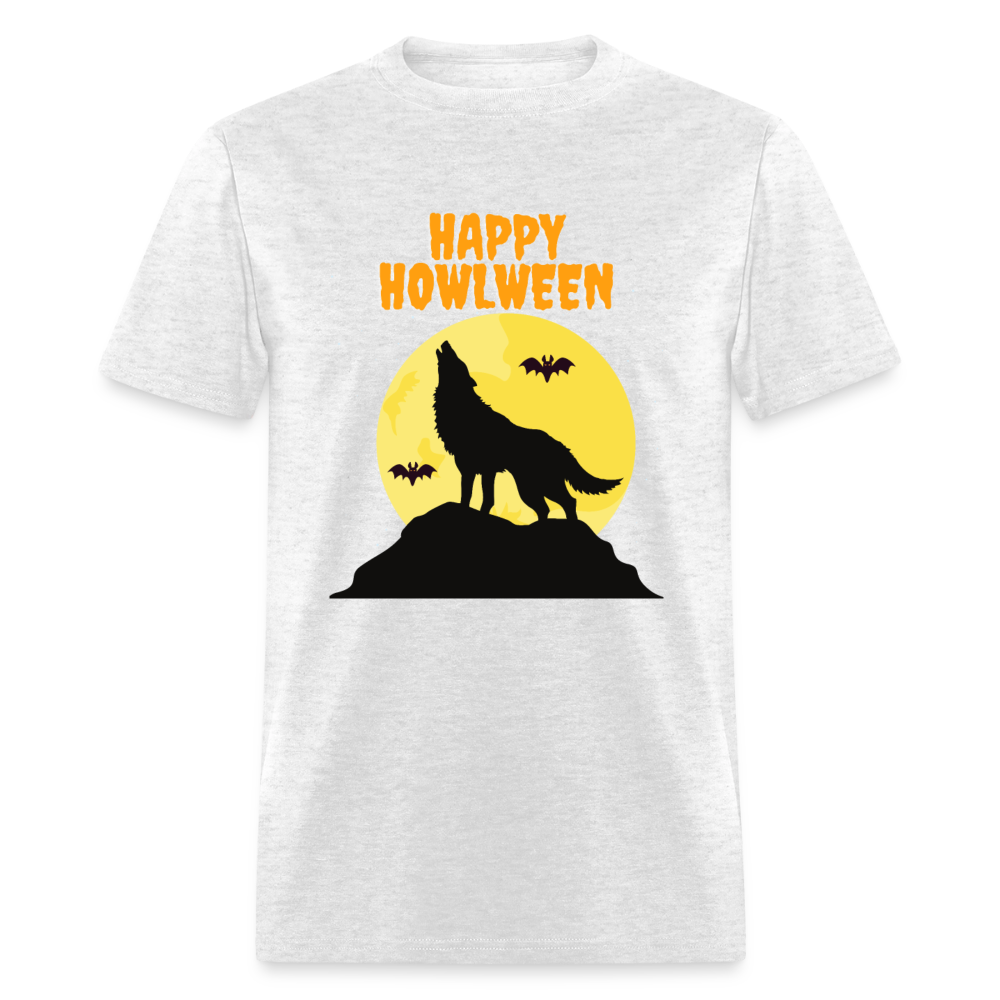 Happy Howlween, Happy Halloween, Monster, Trick Or Treat, Halloween, Spooky, Scary, Skull, Men's Premium T-Shirt - light heather gray