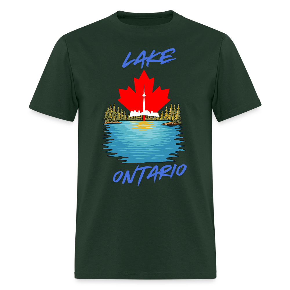 Lake Ontario Shirt, Lake Shirt, Lake Lover Shirt, Canada Lakes Shirt,  Ontario Gift,  CN Tower Shirt, Funny Lake Shirt, Lake Lover, Lake Ontario Gift - forest green