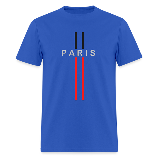 Paris T-shirt, Paris Flag Shirt, Paris Flag T-Shirt, France Flag, Paris souvenir, Paris gift, Paris Unisex t-shirt, Paris Style Shirt, France Shirt, France t-shirt, Eiffel Tower shirt - royal blue