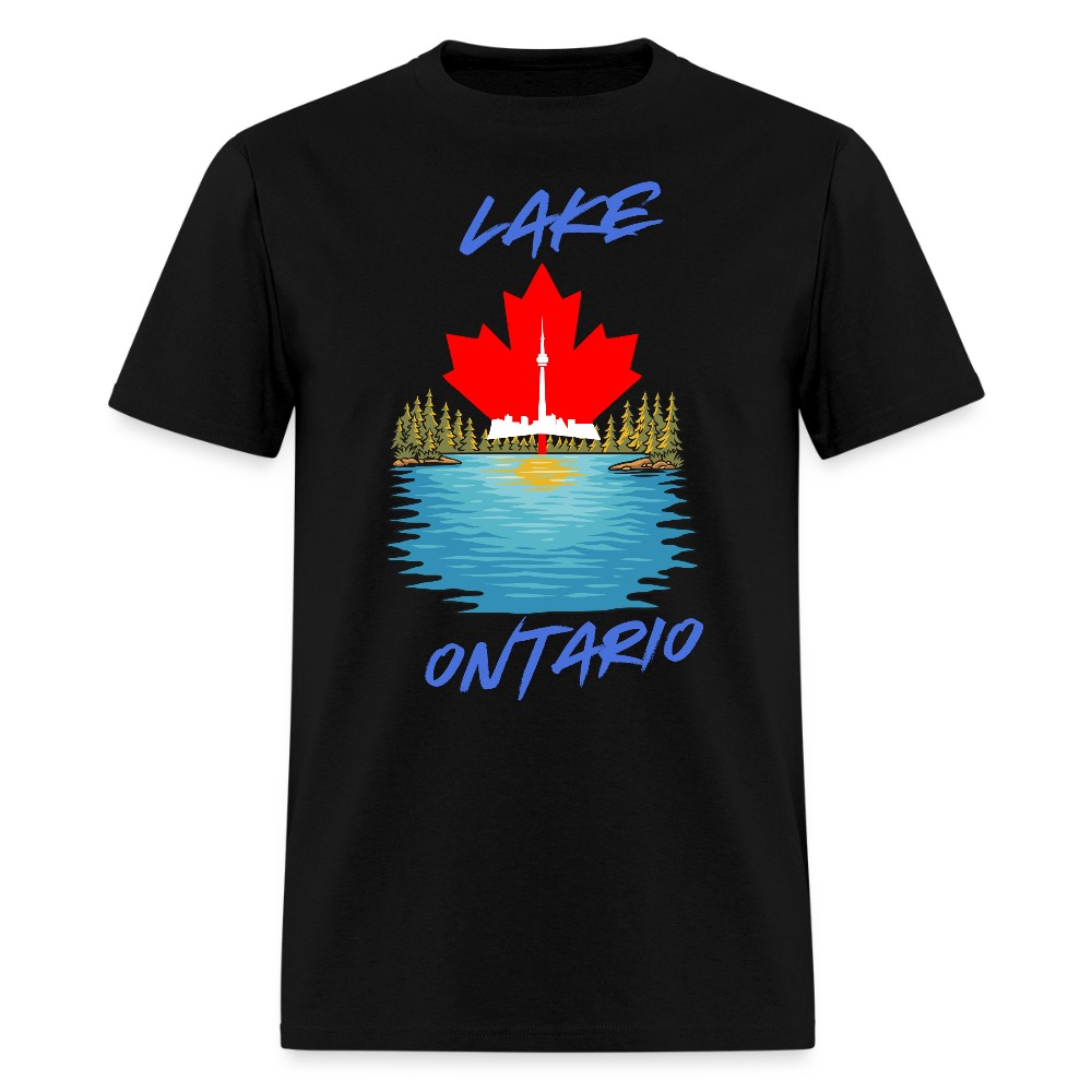 Lake Ontario Shirt, Lake Shirt, Lake Lover Shirt, Canada Lakes Shirt,  Ontario Gift,  CN Tower Shirt, Funny Lake Shirt, Lake Lover, Lake Ontario Gift - black