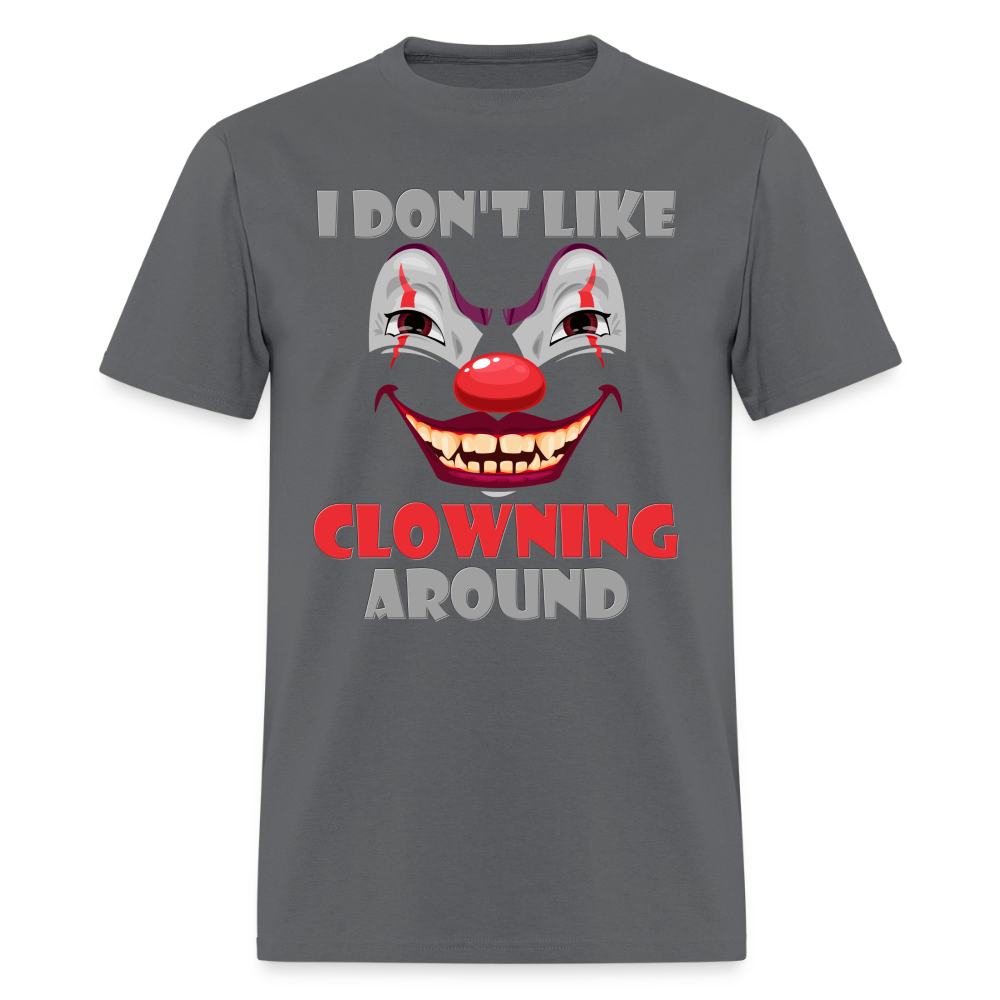 Art The Clown, Scary, Spooky, I Don't Like Clowning Around, Halloween Horror, Massacre, Clown, Party, Balloons - charcoal