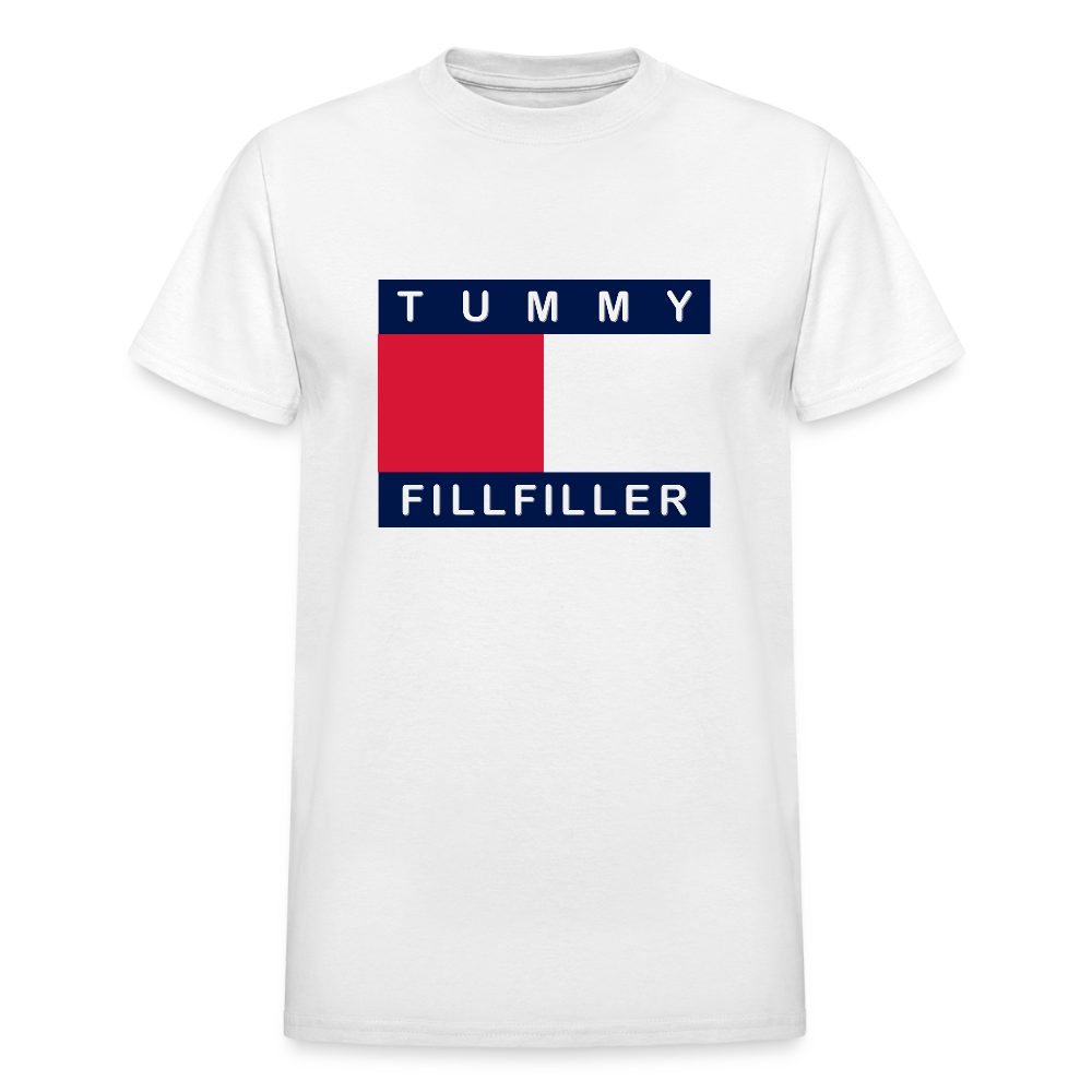 Tummy Fillfiller Shirt, Funny Foodie Shirt, Tummy Fillfiller, Food Shirt, Foodie Shirt, Funny Shirt, Sarcastic Shirt, Foodie Gift, Food Gift - white