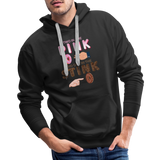 Adult Humor Shirt, The Shocker Symbol Hoodie, Inappropriate adult sexual humor, 2 in the pink, 1 in the stink, butt play anal joke, Two, One - black