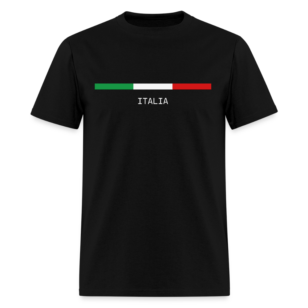 Italia T-Shirt, Italian Flag shirt, Italian Gift Idea, Italy T-shirt, Great Gift for Dad, Birthday Gift idea, Father Day Gift, Mothers Day Gift, Gift For Him, Gift For Her, Italy Gift Idea - black