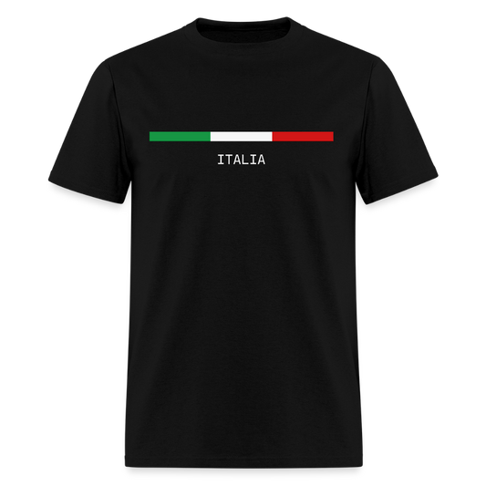 Italia T-Shirt, Italian Flag shirt, Italian Gift Idea, Italy T-shirt, Great Gift for Dad, Birthday Gift idea, Father Day Gift, Mothers Day Gift, Gift For Him, Gift For Her, Italy Gift Idea - black