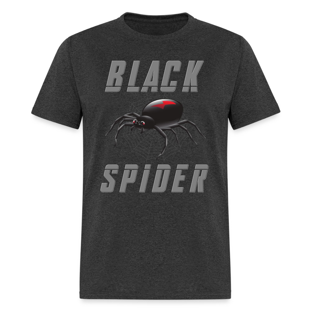 Black Spider Shirt, Black Widow Shirt, Black Widow, Movie Shirt, Birthday Gift Idea, Black Spider, Halloween Gift Idea, Halloween Lover Men's Premium T-Shirt - heather black