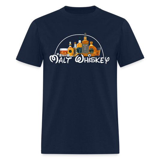 Malt Whiskey Shirt, Funny Dad Shirt, Whiskey Dad Shirt, Disney Alcohol Shirt, Disney Shirt, Birthday Gift For Him Her, Fathers Day Gifts - navy