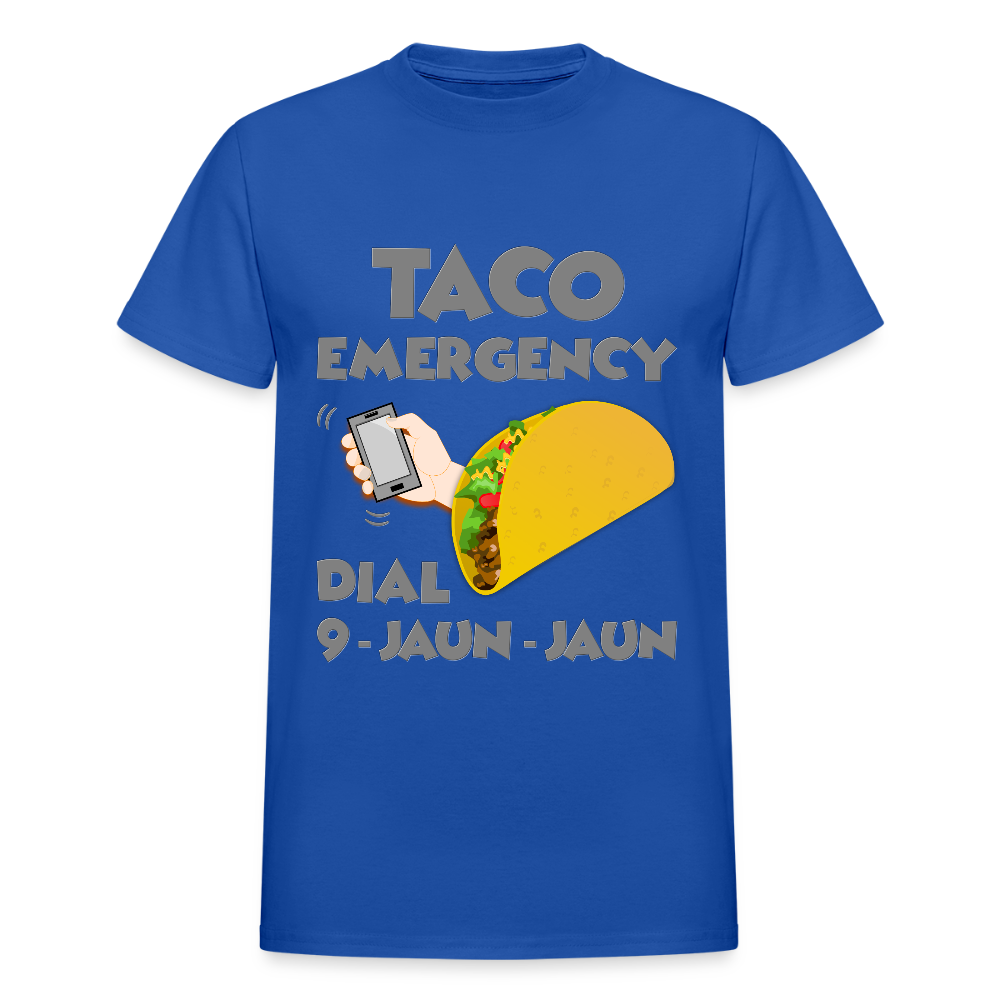 Taco Emergency Dial 9 Juan Juan, Taco Emergency Call Dial 9 Juan Juan, Taco Lover Shirt, Taco Gift Lover, Taco Gift Idea, Funny Shirt - royal blue