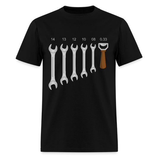 Mechanic Shirt, Wrench Shirt, Handyman Gift, Sarcastic Shirt, Tools Shirt, Dad Gift, Engineer Gift, Car Shirt, Bottle Opener Shirt, Gifts For Him, - black