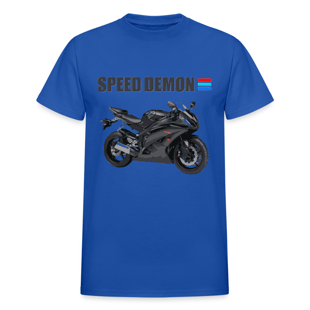 Motorcycle Shirt, Biker Shirt, Motorcycle Gift, Speed Demon Shirt, Motorcycle Tshirt, Motorcycle T Shirt, Racing Shirt, Sports Bike Shirt, - royal blue