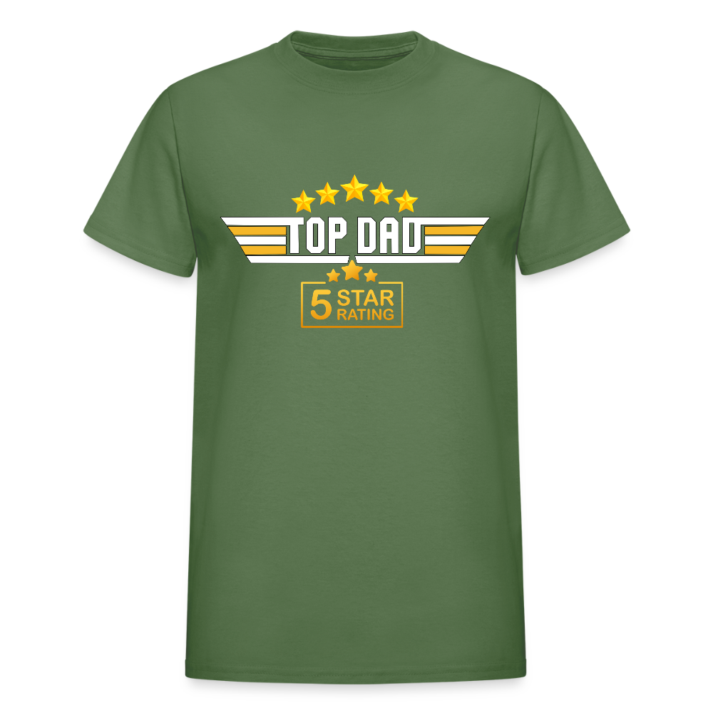 Gift For Husband, Gift For Dad, Fathers Day Gift, Top Dad Shirt, Top Dad T-Shirt, Funny Dad Shirt, Best Dad Shirt, Fathers Day Gift Idea - military green
