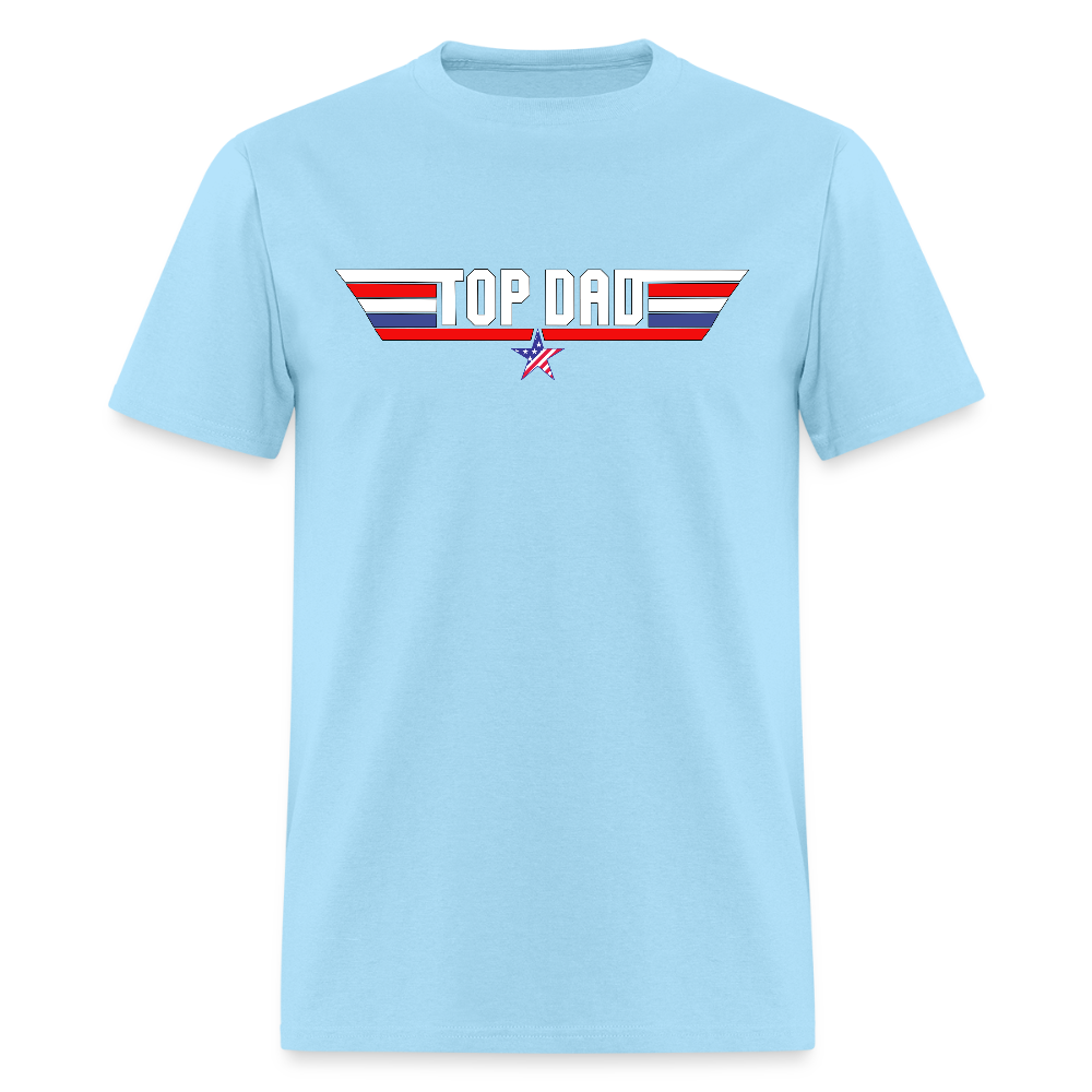 Fathers Day Gift, Top Dad Shirt, Top Dad T-Shirt, Gift For Dad, Funny Dad Shirt, Gift For Husband, Best Dad Shirt, Fathers Day Gift Idea - powder blue