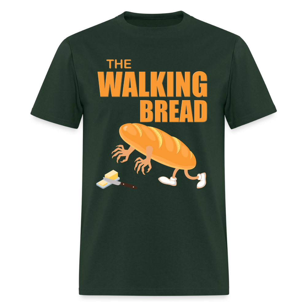 The Walking Bread, Foodie Shirt, Foodie Gifts, Funny Food Shirt, Food Shirt, Gift For Foodie, Fruit Shirt - forest green
