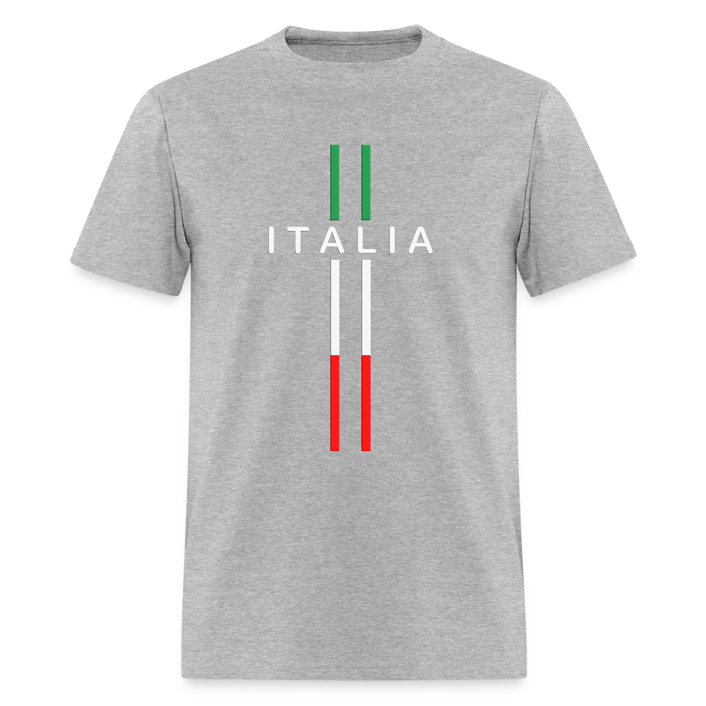 Italia Style Shirt, Italia T-Shirt, Italian Flag shirt, Italian Gift Idea, Italy T-shirt, Great Gift for Dad, Birthday Gift idea, Father Day Gift, Mothers Day Gift, Gift For Him, Gift For Her, Italy Gift Idea - heather gray