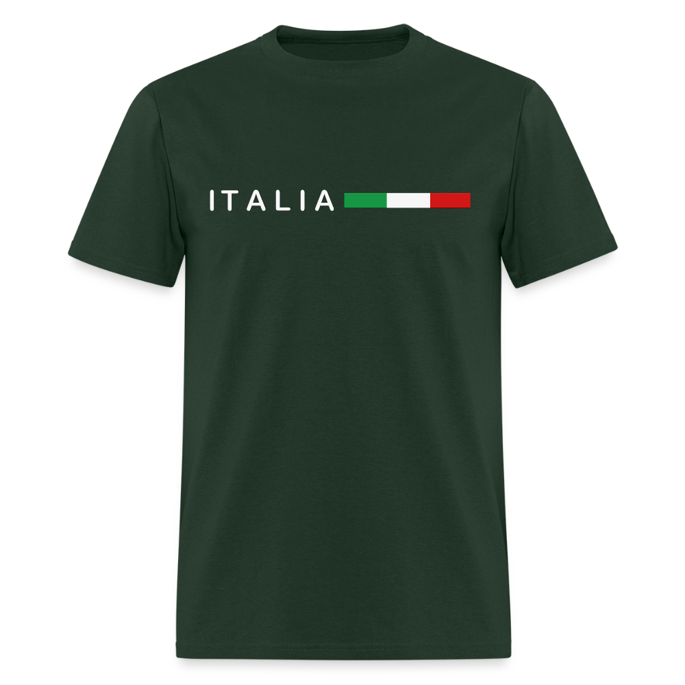 Italy Gift T-Shirt, Italia T-Shirt, Italian Flag shirt, Italian Gift Idea, Italy T-shirt, Great Gift for Dad, Birthday Gift idea, Father Day Gift, Mothers Day Gift, Gift For Him, Gift For Her, Italy Gift Idea - forest green