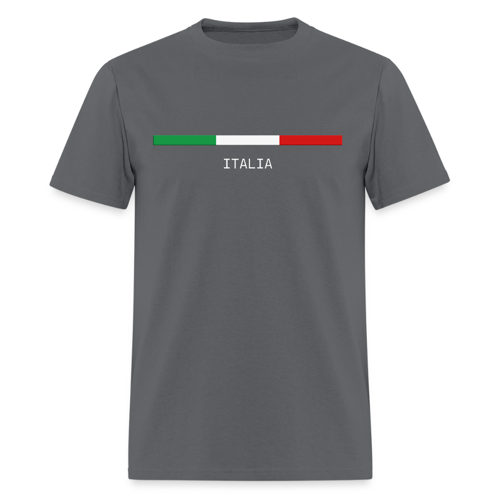 Italia T-Shirt, Italian Flag shirt, Italian Gift Idea, Italy T-shirt, Great Gift for Dad, Birthday Gift idea, Father Day Gift, Mothers Day Gift, Gift For Him, Gift For Her, Italy Gift Idea - charcoal