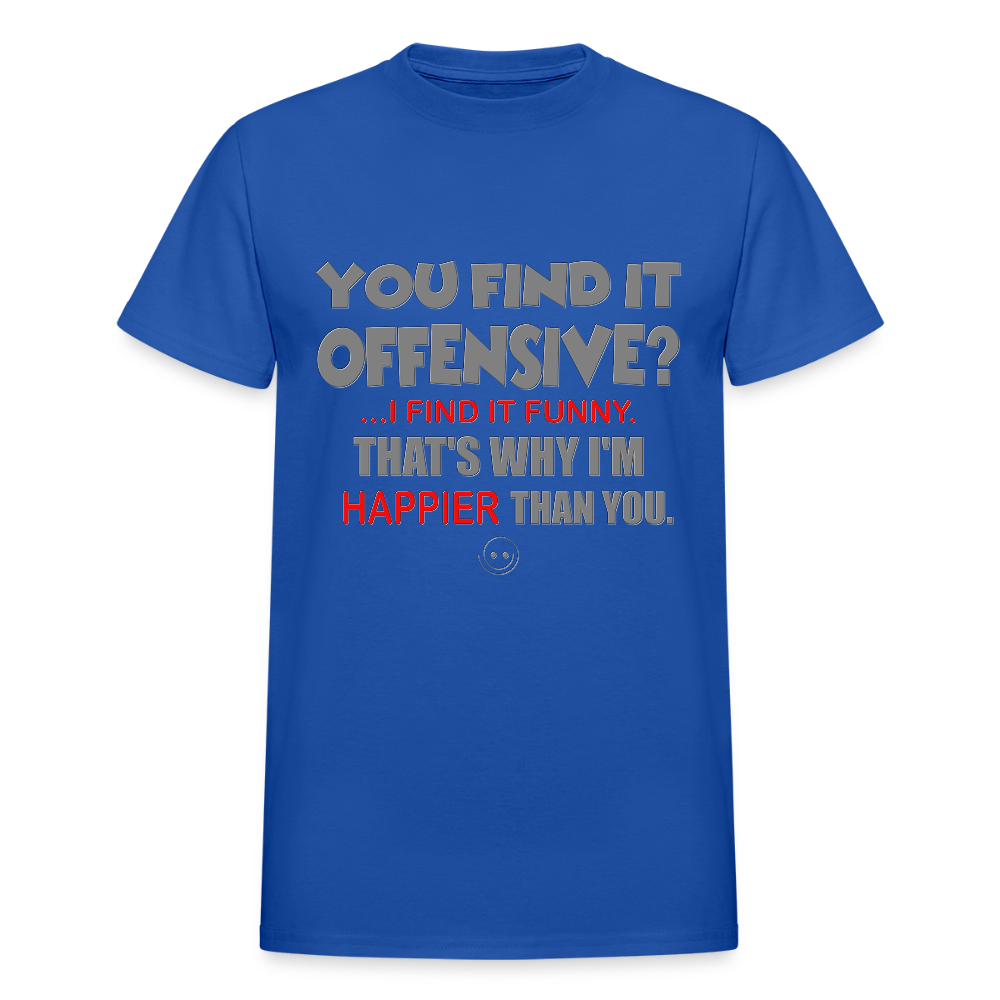 You Find It Offensive Shirt, Offensive Shirt, Adult Humor, Offensive SVG, Offensive T-Shirt, Insult Shirt, Funny Shirt, Fuck You, Funny Sayings, Gift For Him, Gift For Her, Offensive T Shirt, Gift For Dad - royal blue