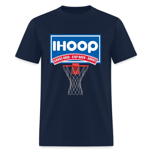 Basketball Shirt, Basketball Shirt SVG, IHOOP, Cross Over, Step Back, Shoot, Basketball Player, Basketball Mom, Basketball Dad, Basketball Clipart, Basketball PNG, IHO - navy