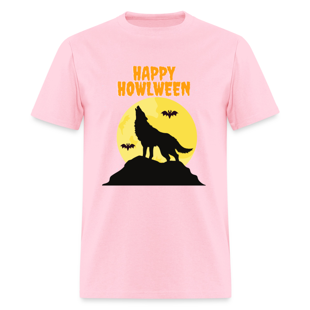 Happy Howlween, Happy Halloween, Monster, Trick Or Treat, Halloween, Spooky, Scary, Skull, Men's Premium T-Shirt - pink