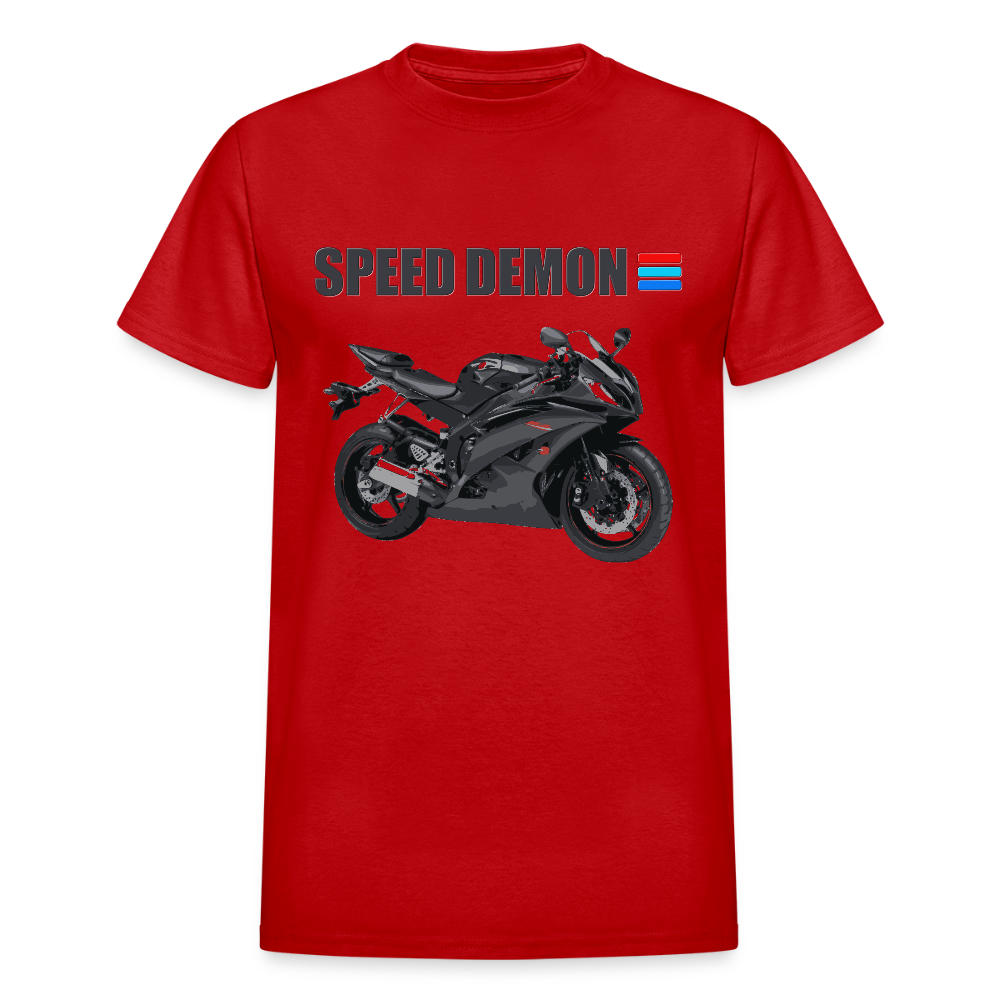 Motorcycle Shirt, Biker Shirt, Motorcycle Gift, Speed Demon Shirt, Motorcycle Tshirt, Motorcycle T Shirt, Racing Shirt, Sports Bike Shirt, - red