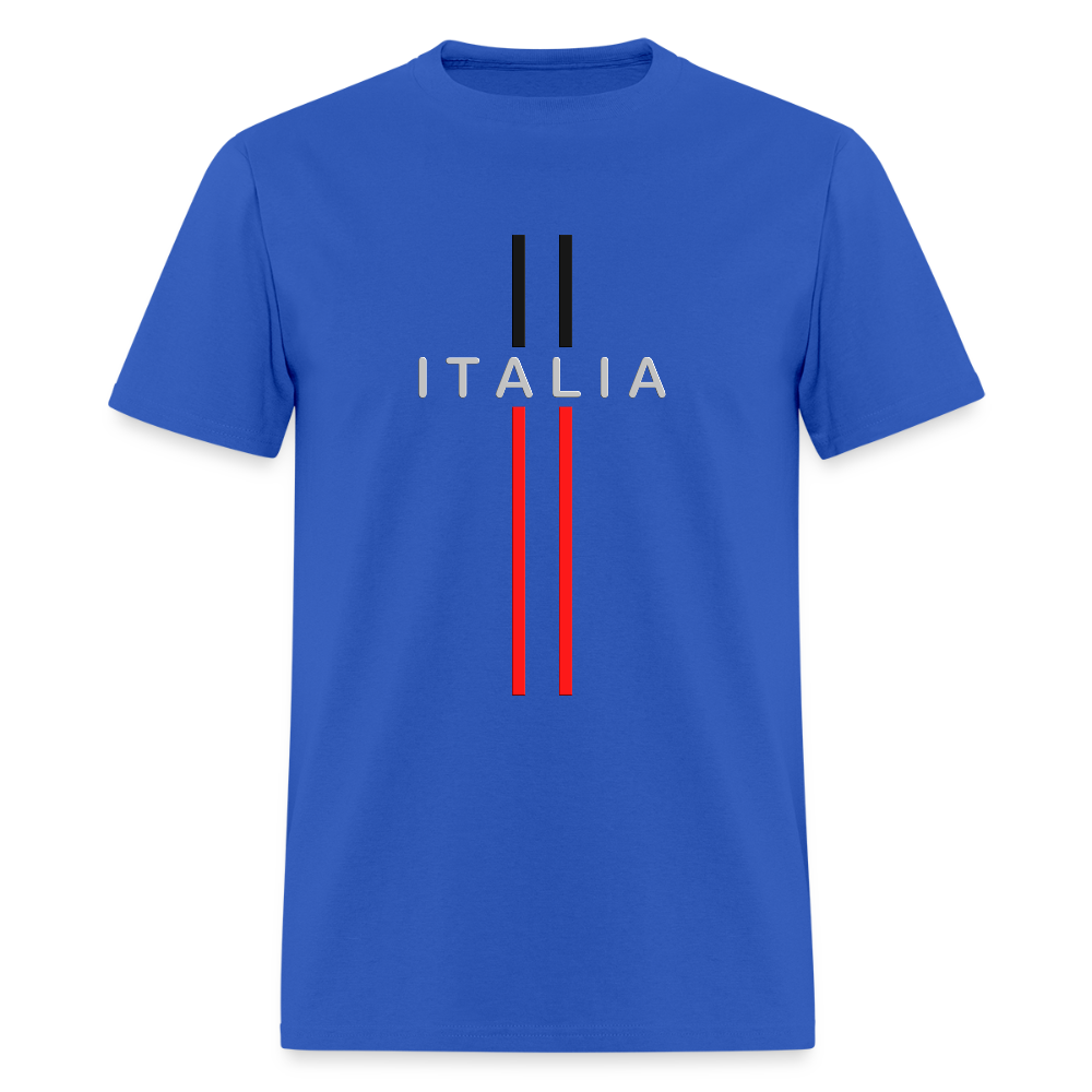Italia Design Shirt, Italia T-Shirt, Italian Flag shirt, Italian Gift Idea, Italy T-shirt, Great Gift for Dad, Birthday Gift idea, Father Day Gift, Mothers Day Gift, Gift For Him, Gift For Her, Italy Gift Idea - royal blue