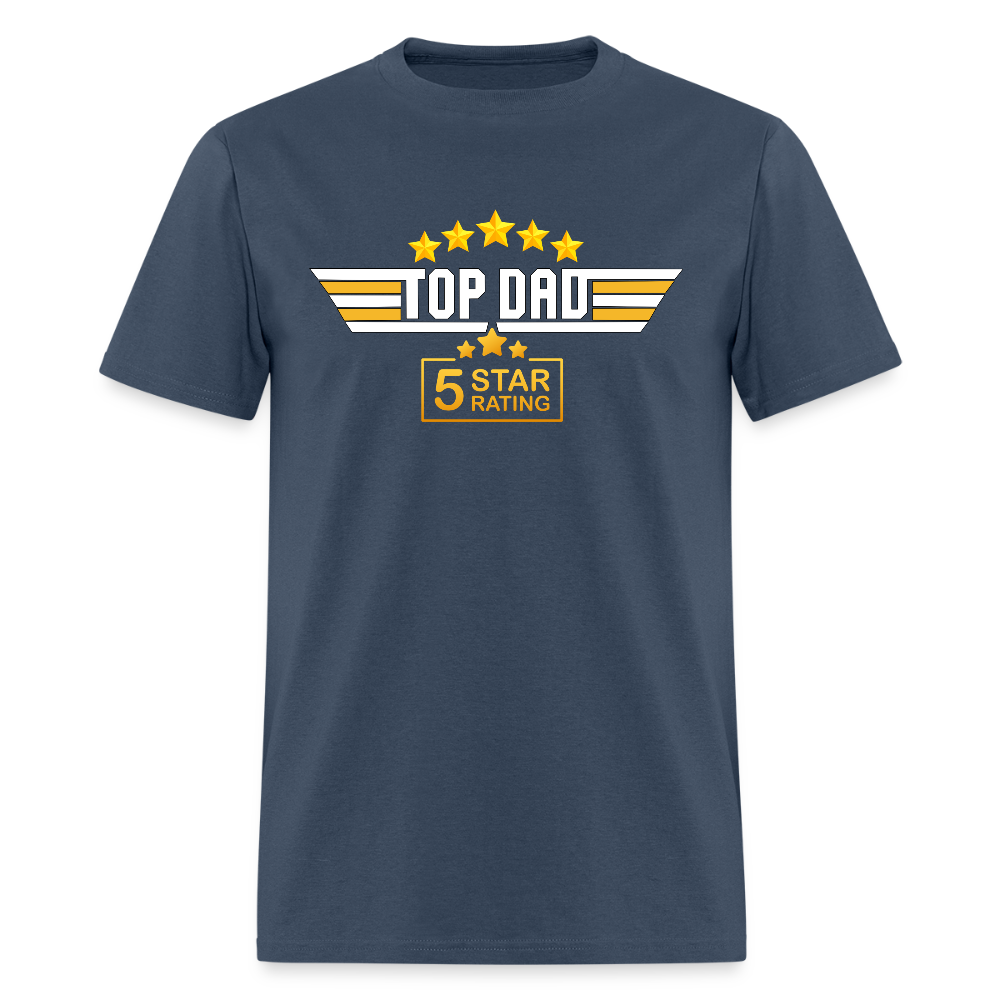 Gift For Husband, Gift For Dad, Fathers Day Gift, Top Dad Shirt, Top Dad T-Shirt, Funny Dad Shirt, Best Dad Shirt, Fathers Day Gift Idea -  blue dusk