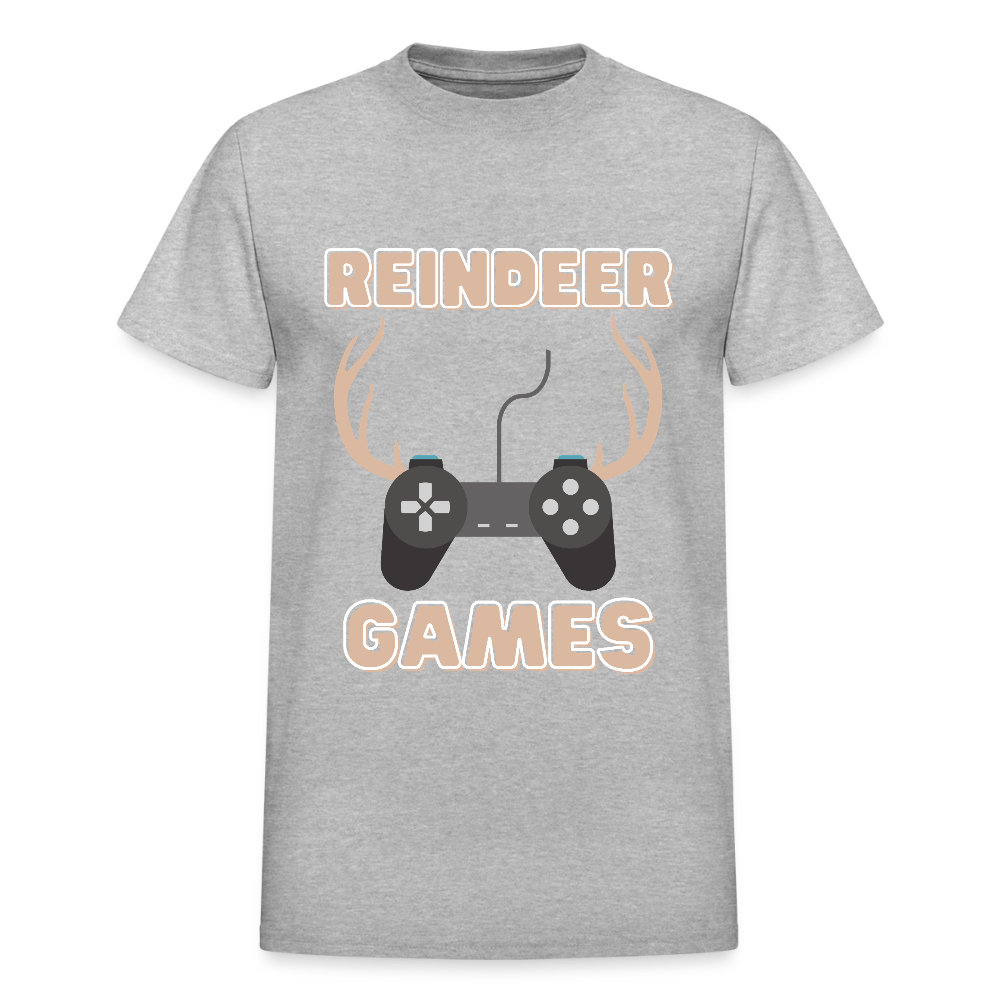 Reindeer Games Shirt, Christmas Gifts, Holiday Party, Funny Christmas Shirt, Family Christmas Shirts, Funny Holiday, Christmas Game Tee, This Guy Christmas Shirt - heather gray