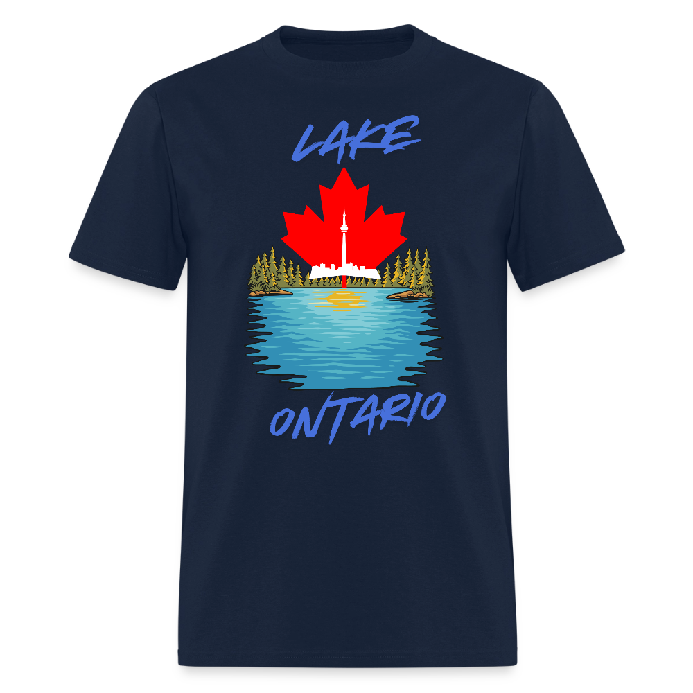 Lake Ontario Shirt, Lake Shirt, Lake Lover Shirt, Canada Lakes Shirt,  Ontario Gift,  CN Tower Shirt, Funny Lake Shirt, Lake Lover, Lake Ontario Gift - navy