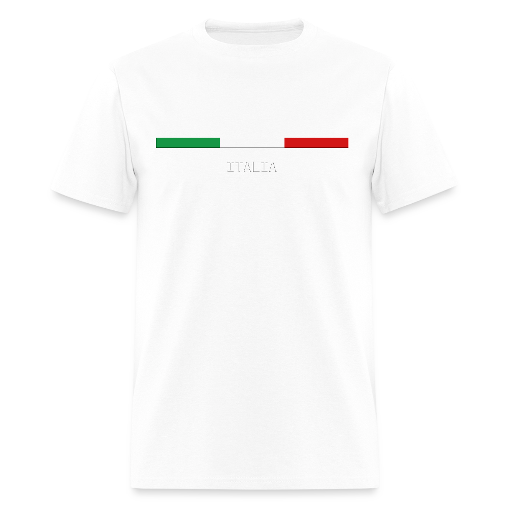 Italia T-Shirt, Italian Flag shirt, Italian Gift Idea, Italy T-shirt, Great Gift for Dad, Birthday Gift idea, Father Day Gift, Mothers Day Gift, Gift For Him, Gift For Her, Italy Gift Idea - white
