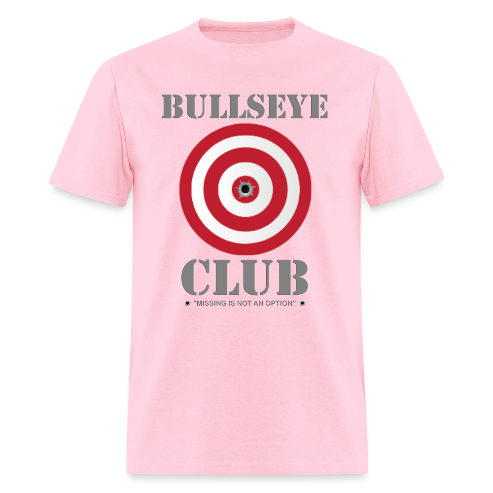 Bullseye Club Shirt, Missing Is Not An Option, Range Day Shirt, Gun Lover Shirt, Long Range Shooting Shirt, Rifle Shirt, Bullet Hole Shirt,  Gun Lover Gift,  Bullet Gun Shirt, Funny Bullet Gun, Gun Lover - pink