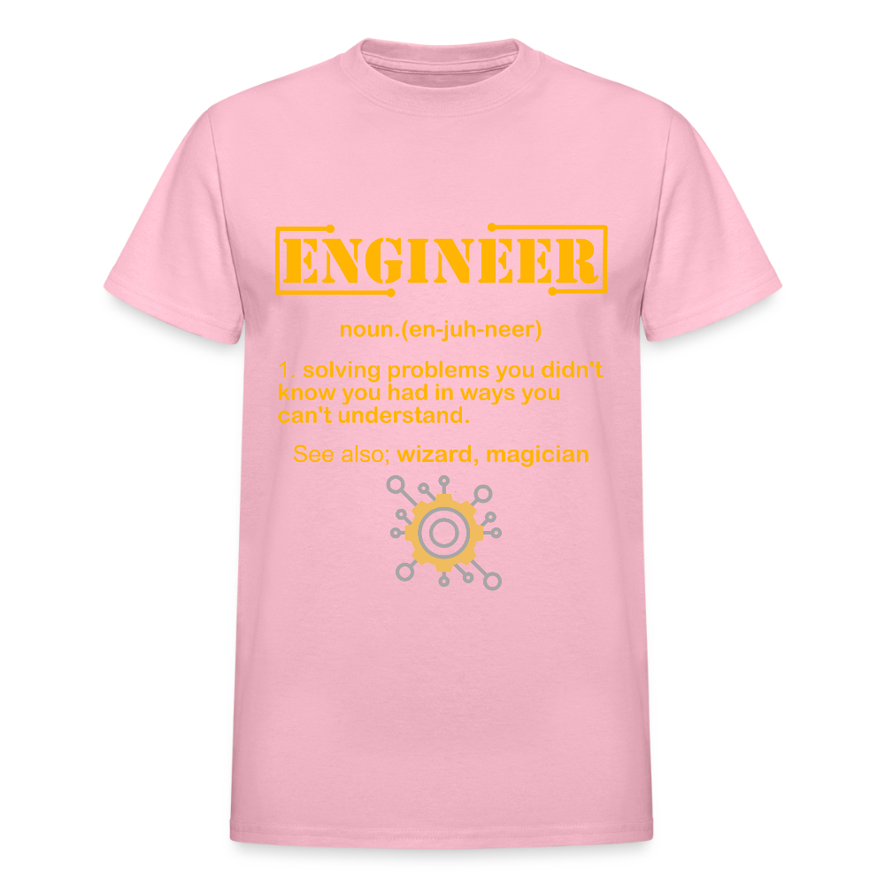 Engineer Definition Shirt, Dictionary Shirt, Funny Cool Shirt, Student Engineering Shirt, Engineer Lover Shirt, Mechanic Gift Idea, Birthday Gift - light pink