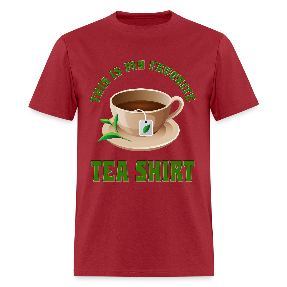 This Is My Favorite Tea Shirt, Funny Tea Shirt, Tea T-Shirt, Adult Humor Shirt, Hilarious, Sarcastic Shirt, Funny Shirt, Tea, Tea bag, Herbal Tea Shirt, Herbal Tea Tee - dark red