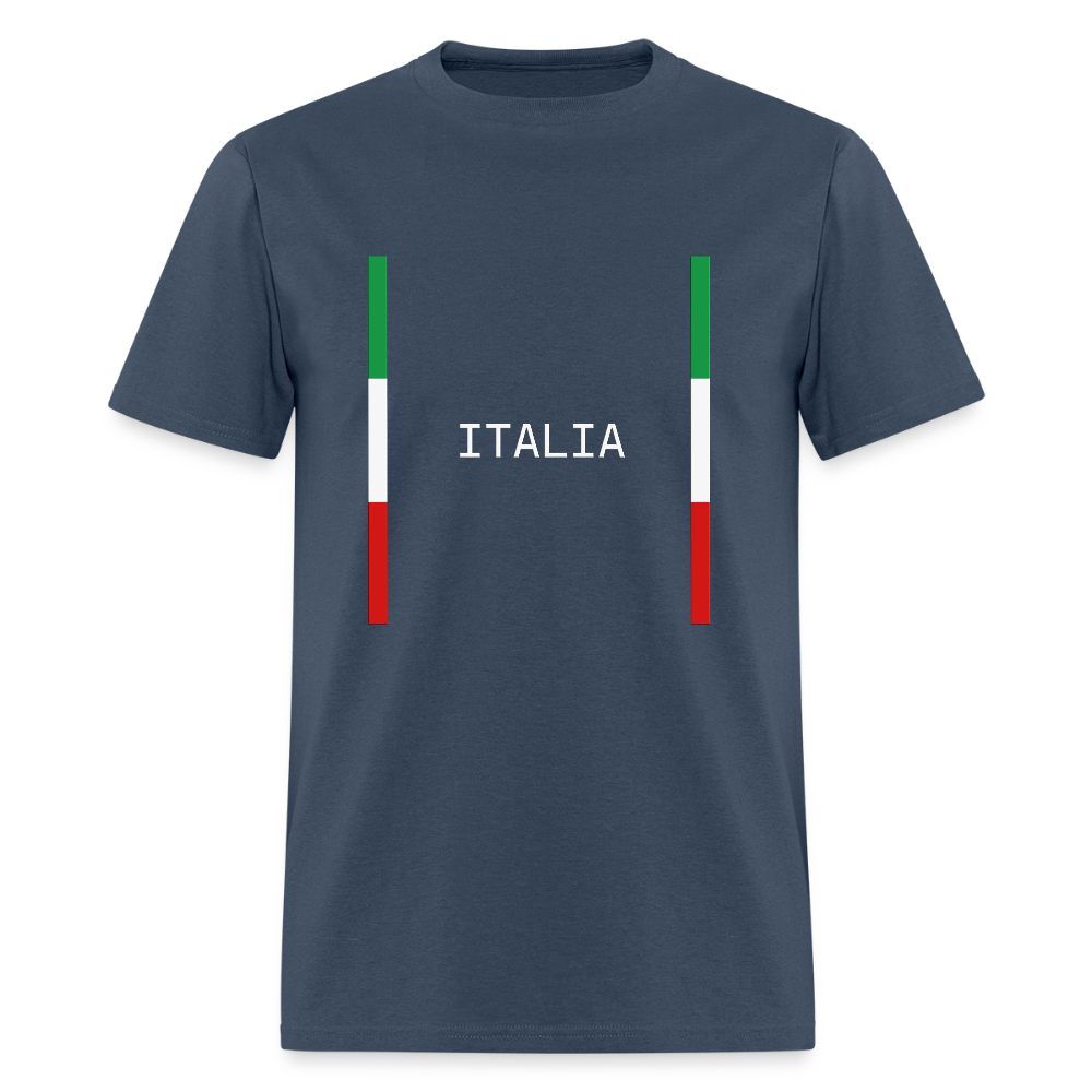 Italy Gift Idea, Italy Flag Shirt, Italia T-Shirt, Italian Flag shirt, Italy T-shirt, Great Gift for Dad, Birthday Gift idea, Father Day Gift, Mothers Day Gift, Gift For Him, Gift For Her, Italia Shirt, Cool Italy Tshirt, Pizza Country Italiano Flag -  blue dusk