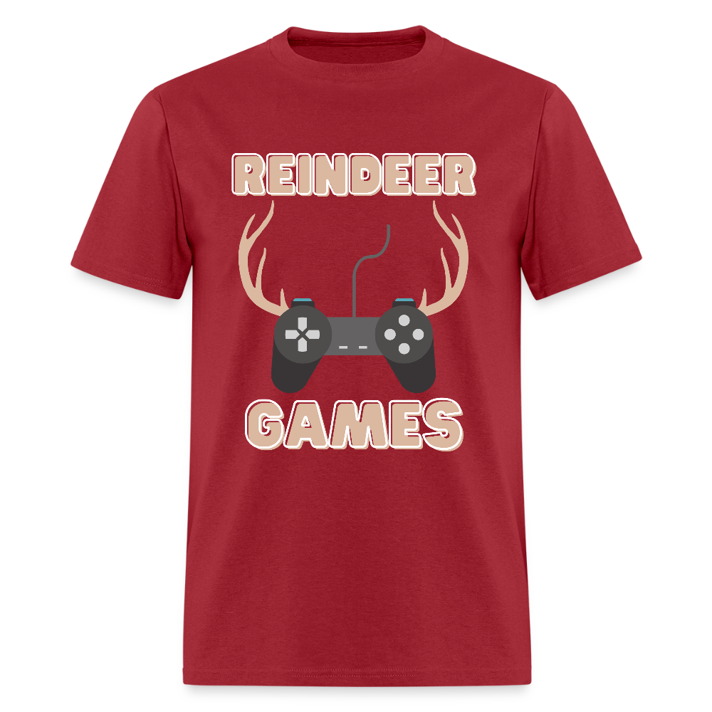 Reindeer Games Shirt, Christmas Gifts, Holiday Party, Funny Christmas Shirt, Family Christmas Shirts, Funny Holiday, Christmas Game Tee, This Guy Christmas Shirt - dark red
